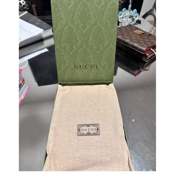 💯🆕Authentic NWT GUCCI Supreme Logo Tights with Shimmer - Picture 7 of 9